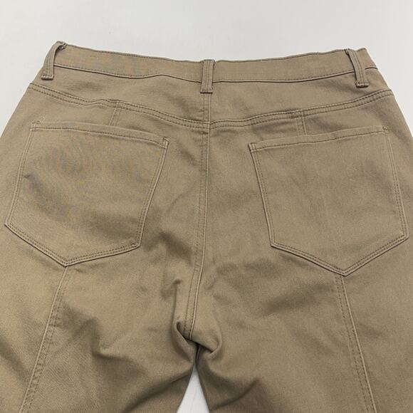 HYBRID Women’s 15 Juniors Tan Button Fly Jeans - Picture 3 of 4